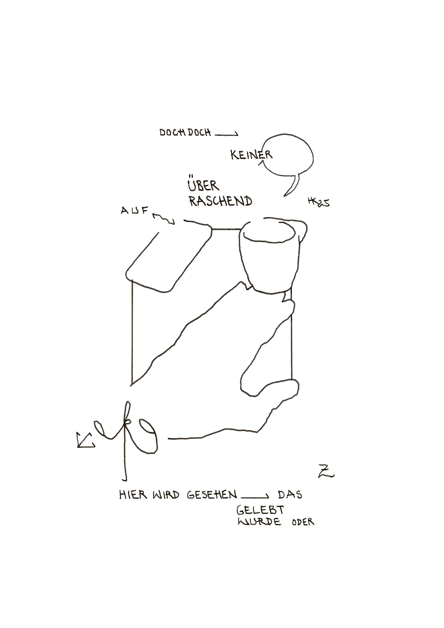 Hannes Kater – Tageszeichnung (Zeichnung/drawing) vom 27.05.2025 (1414 x 2000 Pixel)