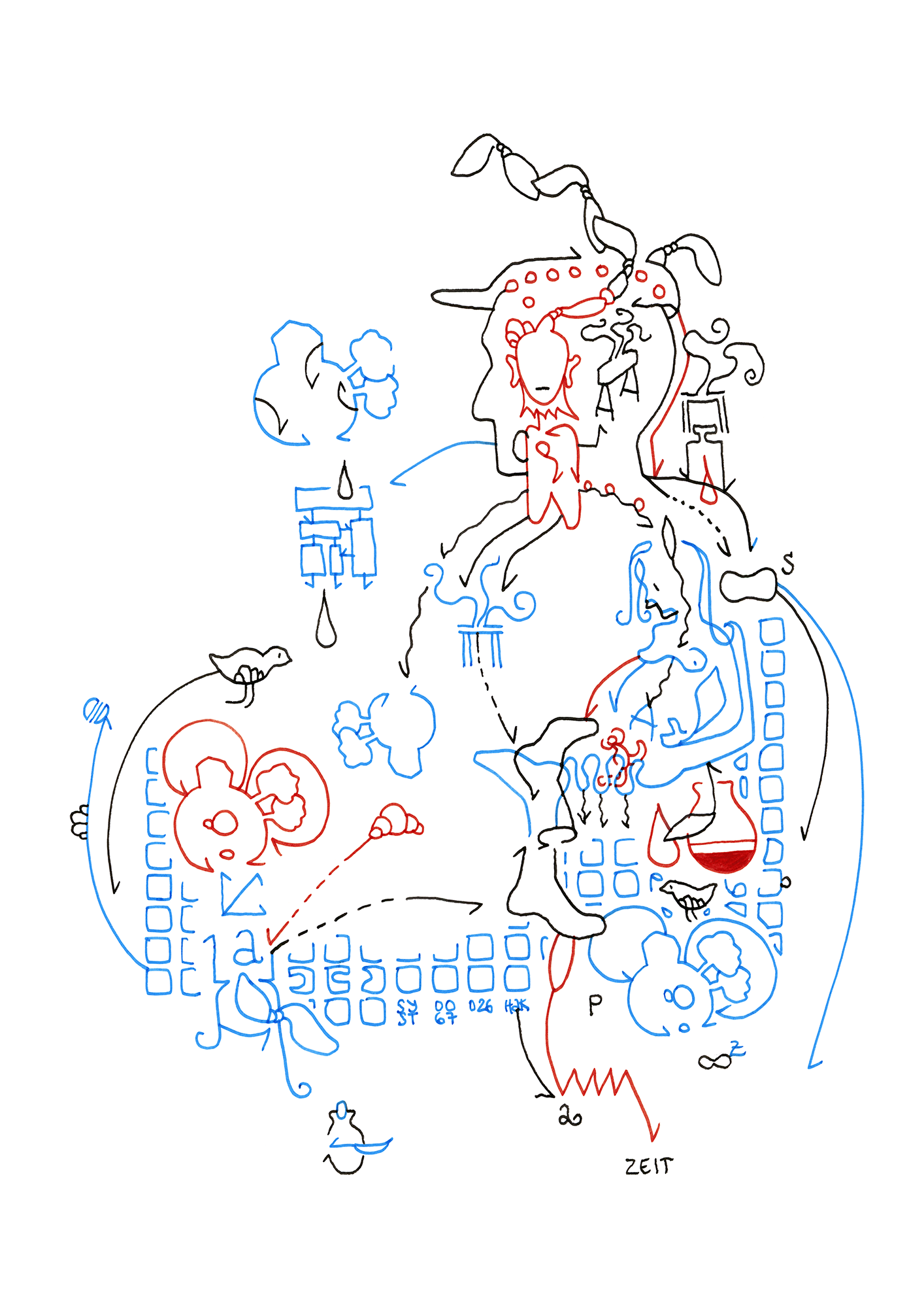 Hannes Kater  Ziehungszeichnung (Zeichnung/drawing) vom 25.09.2026 (1414 x 2000 Pixel)