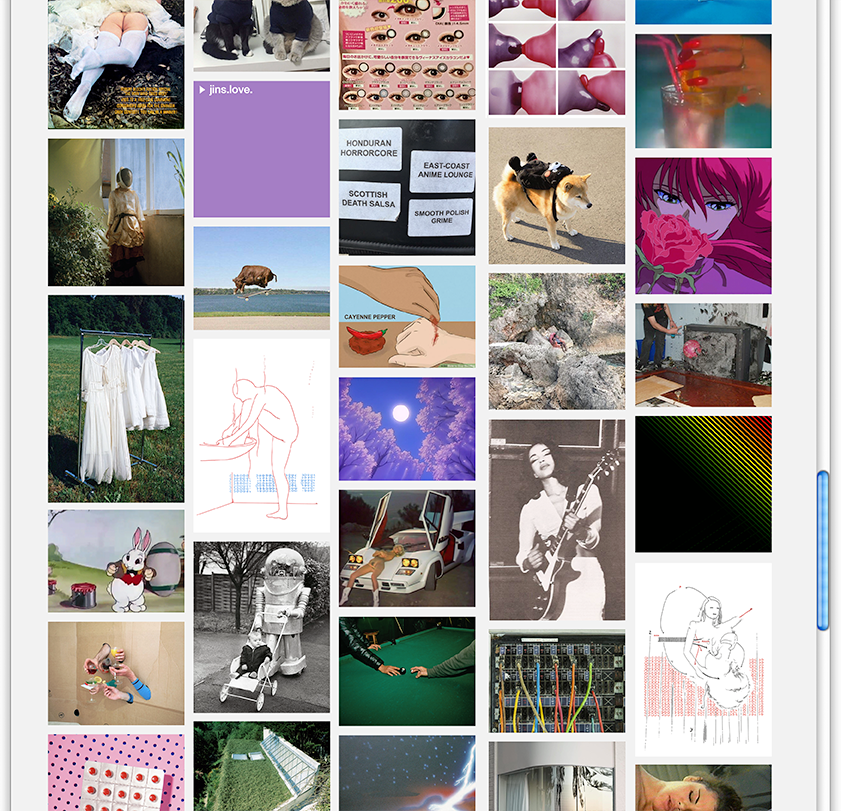 Rebloggen: Archivansicht  eine Zeichnung von Hannes Kater in einer tumblr-Sammlung, Beispiel 20
