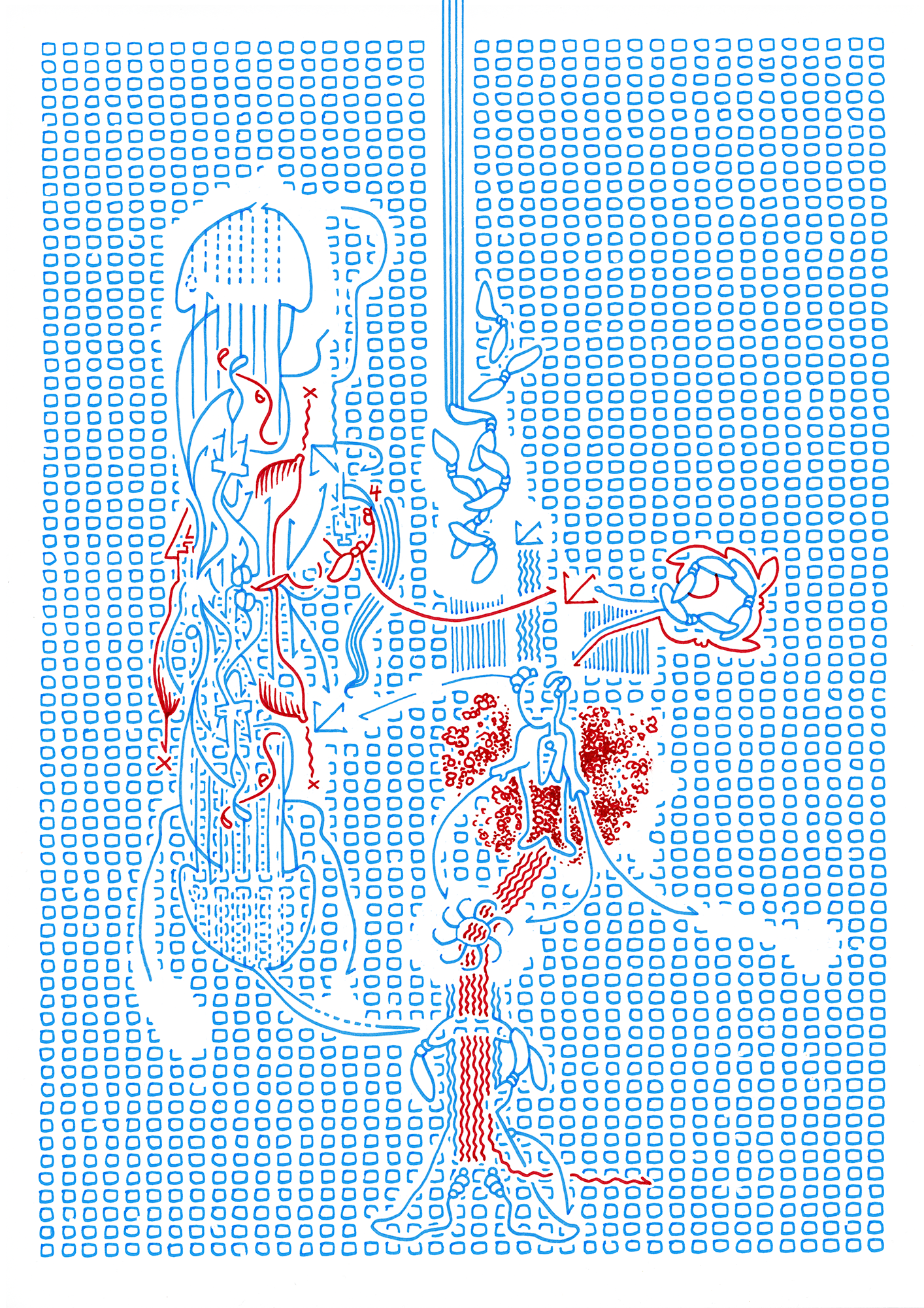 Hannes Kater  Tageszeichnung (Zeichnung/drawing) vom 19.10.2014 (1414 x 2000 Pixel)