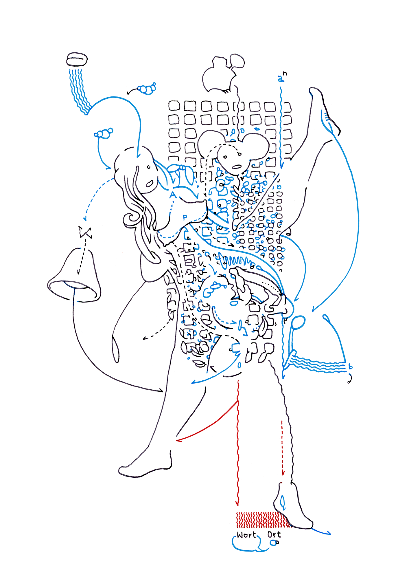 Hannes Kater  Tageszeichnung (Zeichnung/drawing) vom 26.10.2014 (1414 x 2000 Pixel)