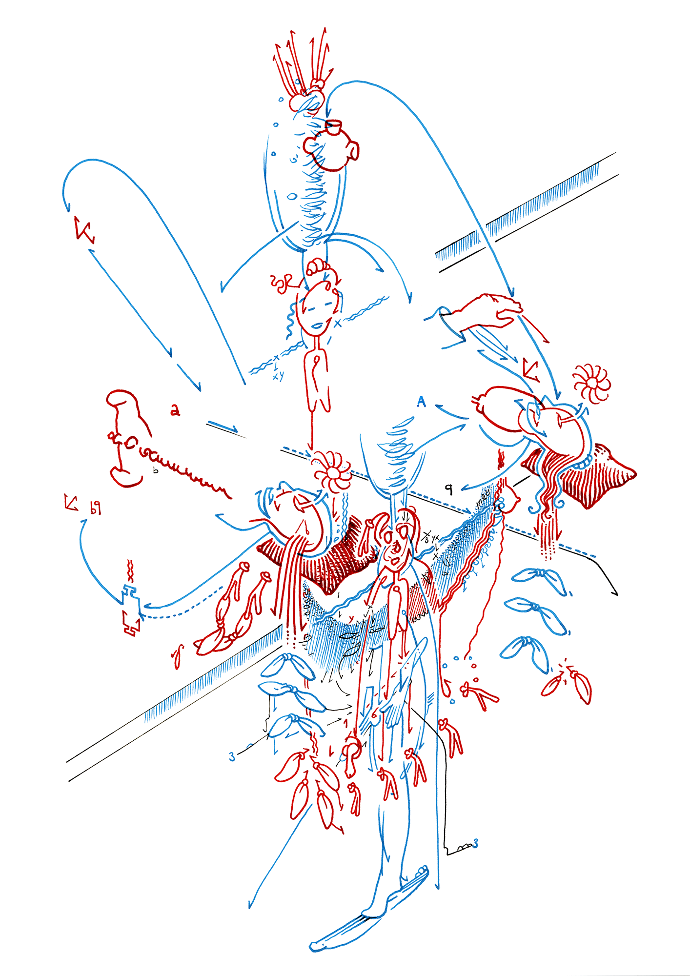 Hannes Kater – Tageszeichnung (Zeichnung/drawing) vom 11.10.2015 (1414 x 2000 Pixel)