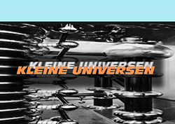 Einladungskarte (Bildseite) zu der Gruppenausstellung "Kleine Universen", 1996
