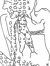 Hannes Kater – Detail einer Zeichnung aus dem Februar 2023